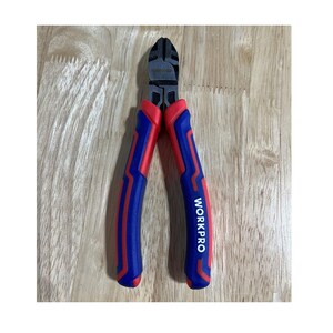 6 Inch Wire Cutters, Diagonal Pliers, Side Cutting Pliers, Non Slip Comfort Grip, Hardened CRV Steel, Workpro W031377A