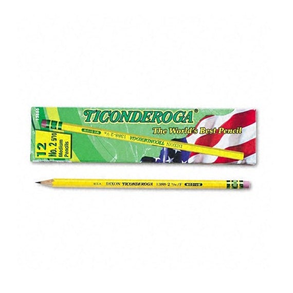 24 2.5 F Drawing Pencils, Sketching Pencils 24 Box Dixon Ticonderoga Wood  Cased Graphite Pro Pencils Artists Set 