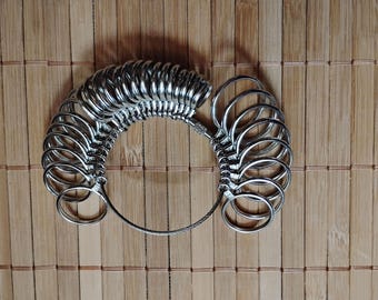 Ikohe Wide Finger Metal Gauge Wedding Ring Sizer – 1 To 15.5 Diestruck Half Sizes