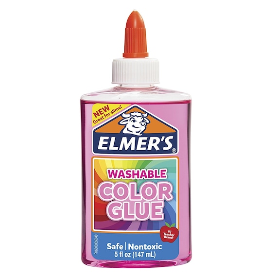 Elmer's Liquid Glitter Glue in Pink Non Toxic Crafts Slime Making