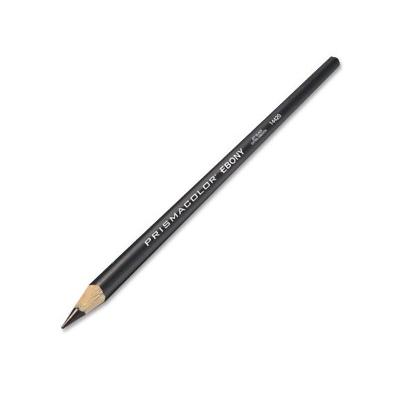 Prismacolor Premier Ebony Graphite Sketching Pencils x12 Jet Etsy