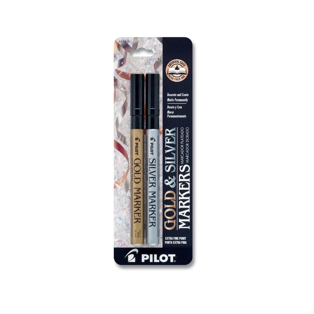 Buy Pilot Gold and Silver Metallic Permanent Pens, Markers,