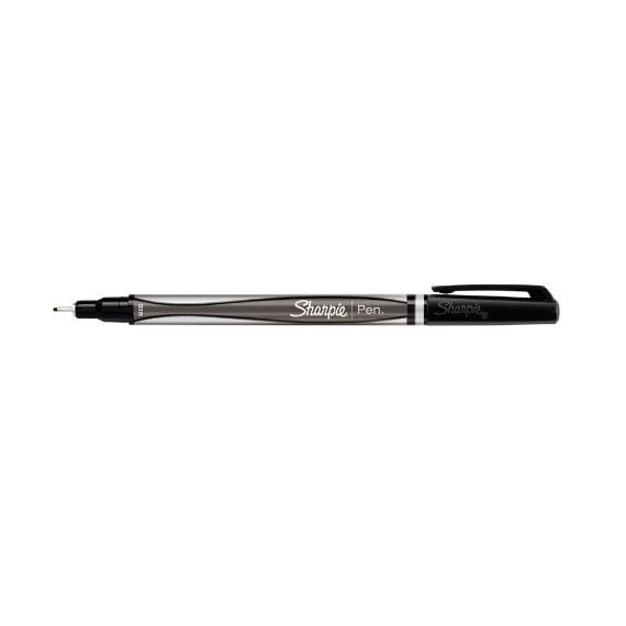 Sharpie Pen, Medium Point, Black - 2 pens