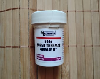 MG Chemicals 8616 Super Thermal Grease II, Pasta sin silicona, Frasco de 67 g, 8616-25 ml