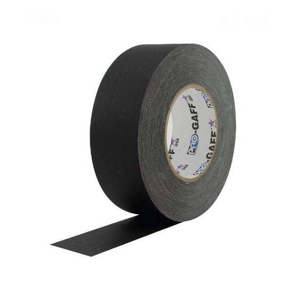 Black Gaffer Tape 2inx55yd Heavy Duty Pro Grade Gaffer's Non-reflective,  Waterproof, Multipurpose Tape Stronger Than Duct Tape 