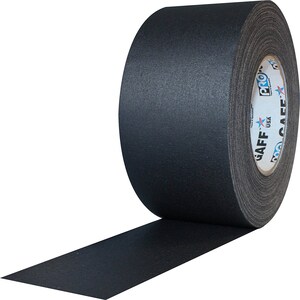 Ruban adhésif noir ; Ruban adhésif résistant à l'eau, résistant à l'eau et polyvalent de qualité professionnelle, large, 3 po.
