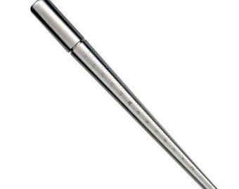 Ring Mandrel Steel Sizing Tool; Grooved Finger Measuring Stick; Measure Jewelers Sizer; Sizes 1-15