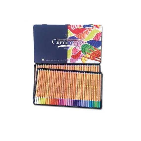 Professional 24 Colored Pencil Set, Tin Box Set in Metal Tin Case 24ct Color  Pencils for Drawing, Sketching, Coloring, Beginners and Artists 