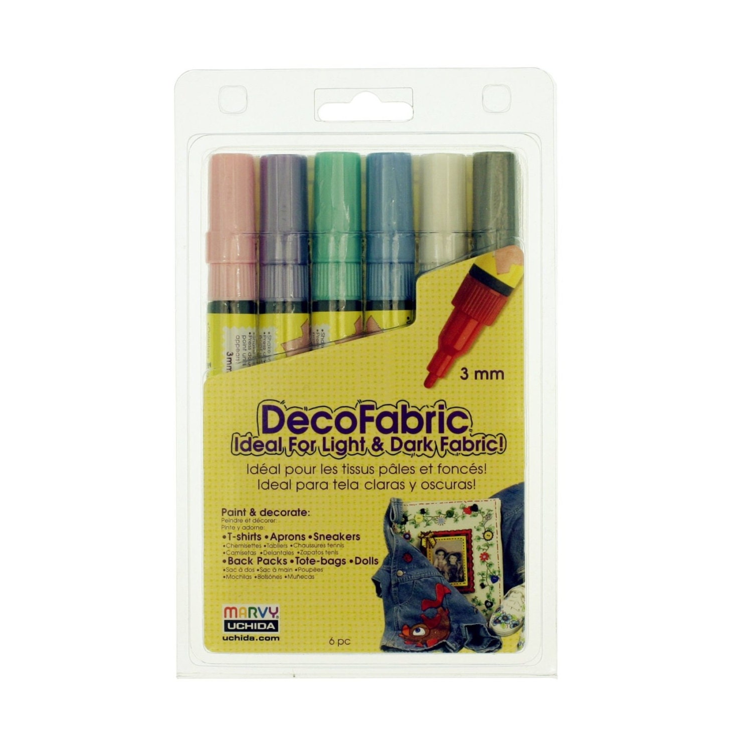 Decofabric Fabric Deco Tissu Fabric Marker Pro Uchida Marvy Fabric
