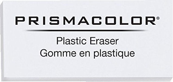 Prismacolor Design Multi-pack Art Erasers by Sanford. Includes Design Kneaded  Rubber, Design 2000 Plastic Eraser, Gum Eraser. Size Large. 