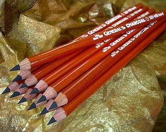 12 6B Charcoal Pencils; Sketch Kit, Sketching Pencils Set, Drawing Kit, Charcoal Pencils Set; Sketching, Scrapbooking, Blending Pencils