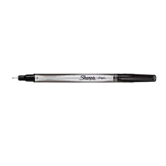 Sharpie Pen. Felt Pens Fine Point Black Ink 4 Pack (1742661