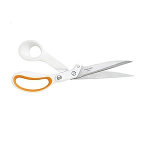 Miglior tessuto professionale, forbici artigianali, cesoie; Cesoie Fiskars per amplificazione di supporti misti da 10 pollici; Cucito Quilting Ricamo Sarti Sarti
