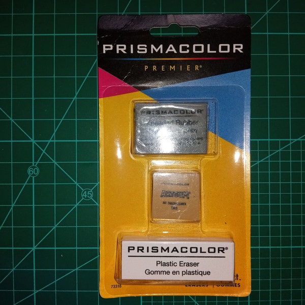 Prismacolor Premier Design Multi Pack Art Erasers; Includes Kneaded Rubber, Plastic and ArtGum Eraser; 73318; Gomme