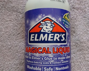 Elmers Glue Slime Magischer Flüssiger Aktivator; Magische Flüssige Schleim Aktivator Lösung; 8,75 fl. Unze. Flasche; Selbstgemachter Schleim, Kinderhandwerk