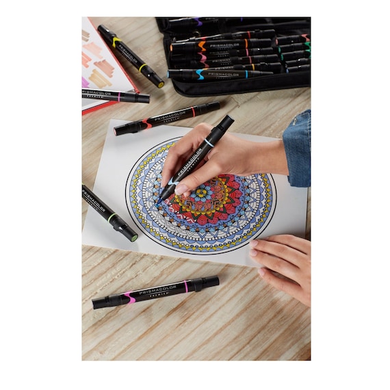 24 Prismacolor Markers Double ended Art Markers With Travel
