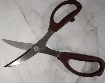 Ciseaux pour cuir de 6,9 pouces ; Ciseaux artisanaux japonais polyvalents fabriqués au Japon
