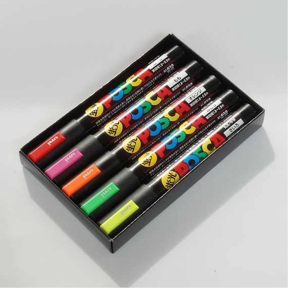 Permanent Markers 2.5 mm, Black/Blue/Red/Green (6 ct)