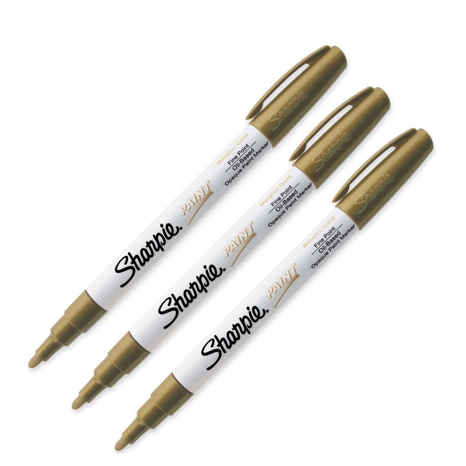 Sharpie® Permanent Paint Marker, Medium Bullet Tip, Gold