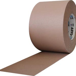 Ruban adhésif extra large marron havane ; Ruban adhésif résistant non réfléchissant, imperméable et polyvalent de qualité professionnelle, 4 po x 55 vg