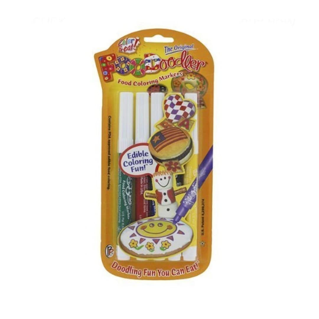 5 Food Coloring Markers Pens Edible Color Paint Markers Etsy