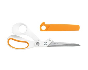 Beste professionele stof Craft schaar, schaar; Naaien quilten borduurwerk kleermakerij kleermakers; Fiskars 8 Inch versterken Mixed Media Shears