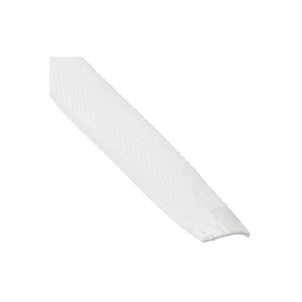 White Twill Cotton Tape, 1" (25mm) by 10 Feet (3 Meters), Reinforce Seams, Bind Edges, Casings, Make Sturdy Ties, Add Trim, Re-upholstery