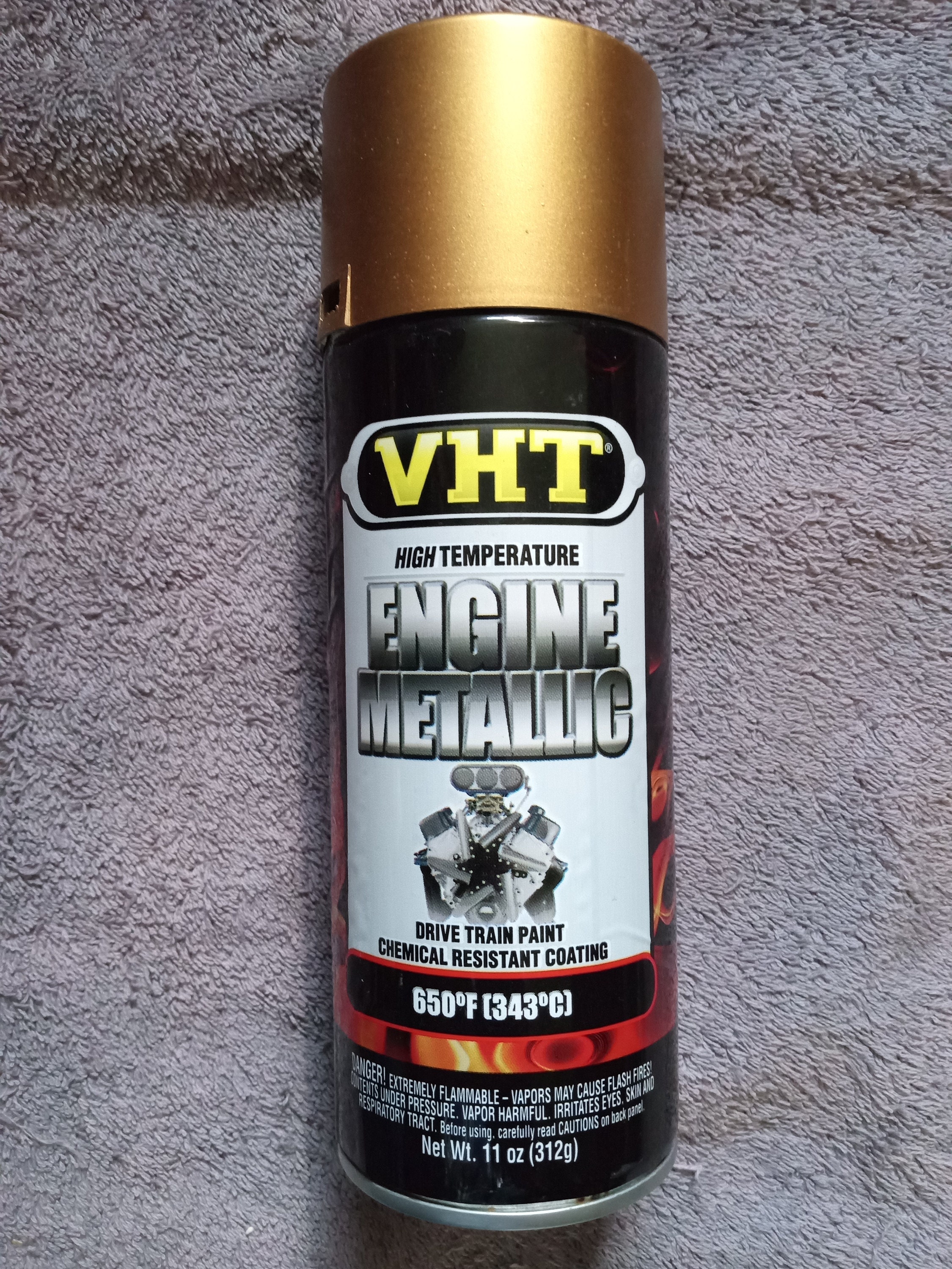 VHT SP404 High Temperature 650 F 343 C Metallic Gold Flake Paint