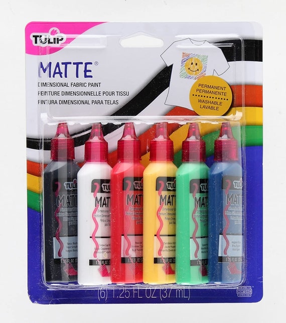 Tulip Permanent Nontoxic Fabric Markers, 20 Pack, Multicolor