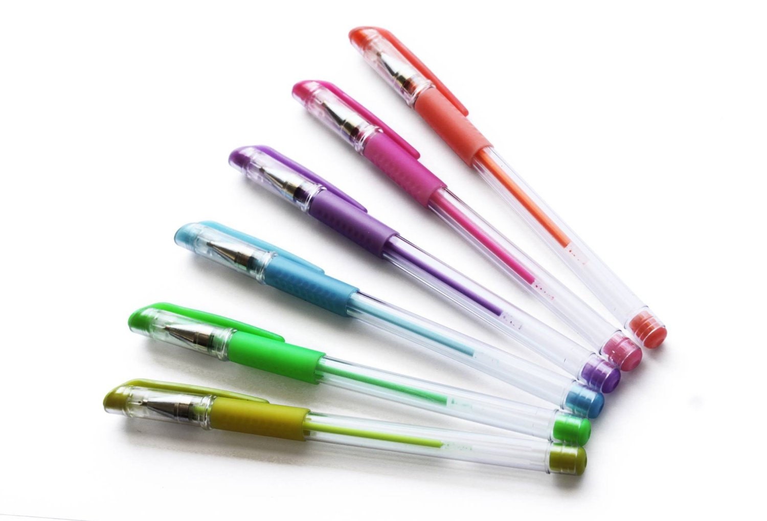 Lot de 24 stylos à encre gel de couleur pour enfants – Stylos de