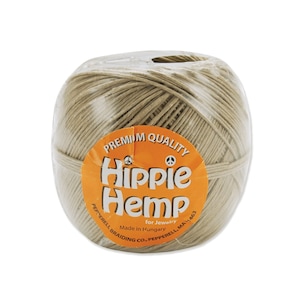Hemp Cording; Premium Quality Hippie Hemp Cord for Jewelry Making, 380-Feet, Natural