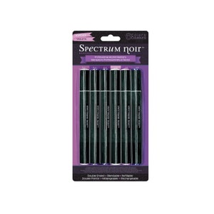 6 Spectrum Noir Markers; Alcohol Based Paint Markers, Pens; Purples; Artsists Set; Illustration, Drawing, Coloring, Arts, Craft