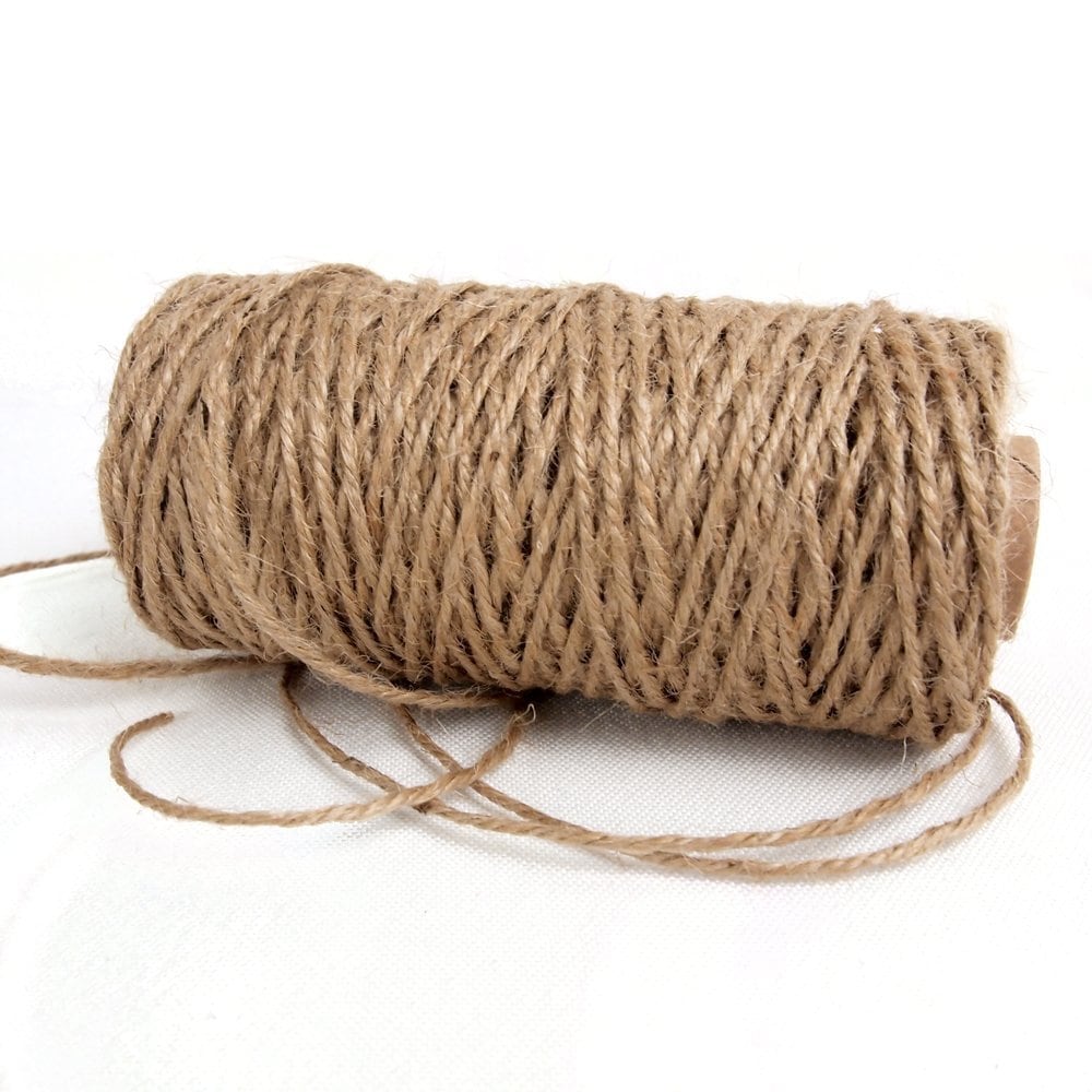 Natural Jute Twine String - 984 Feet Garden Twine, Twine for Crafts, Hemp  Twine Rope, Brown Jute Twine for Gift Wrapping, Gardening, Packing and