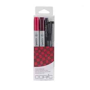 Reds; Copic Markers Ciao Artist Doodle Set; Copic Ciao Marker Doodle Pack Drawing Art Set; Adult coloring Books; Bible Journaling Study