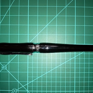 Vintage Style Fude gebogene Feder schwarz kursiver Kalligraphie Füllfederhalter; Tintenkonverter im Push In Style