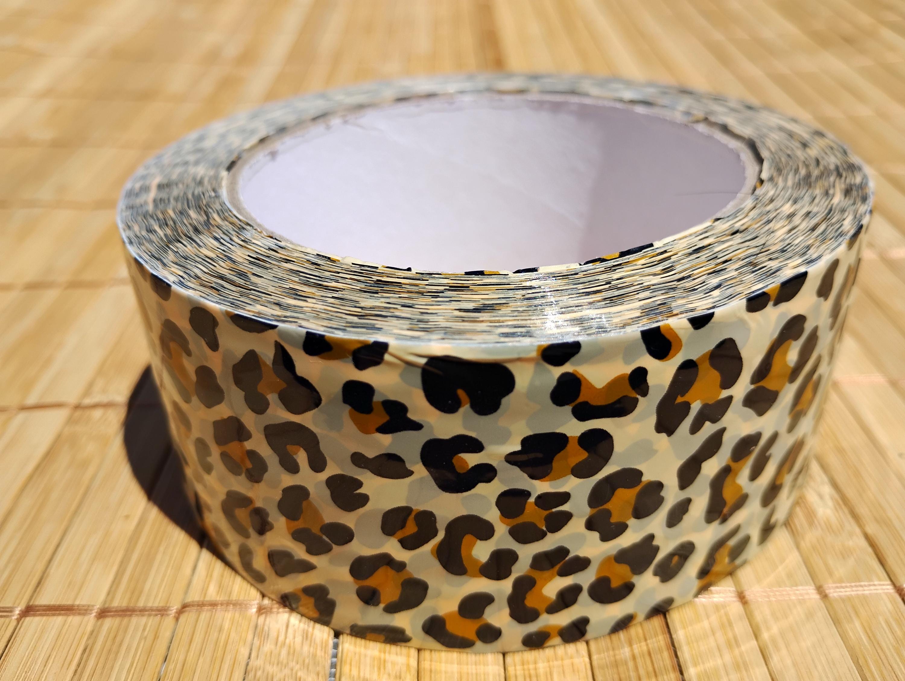 Spotted Leopard Duct Tape, 1.88" x 10 Yards, 4.8cm x 9m, Washi Duck Tape