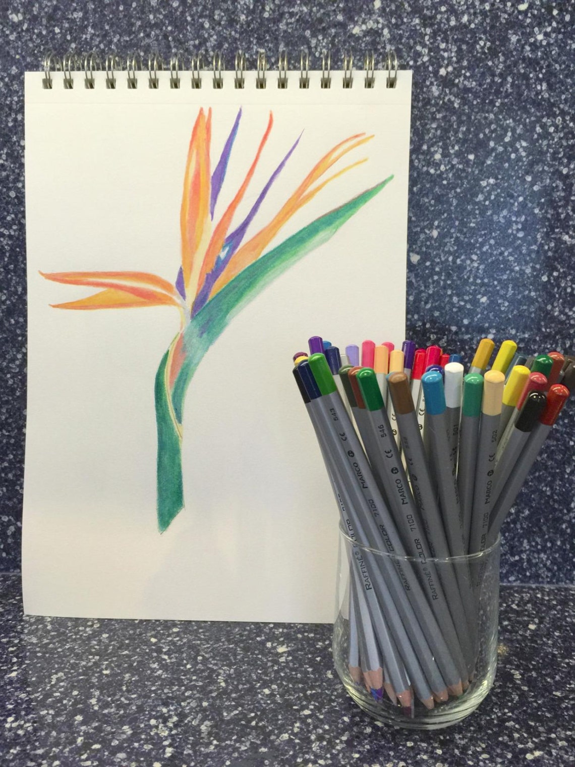 Professional Drawing Colored Pencils Set of 36 Soft Core | Etsy
