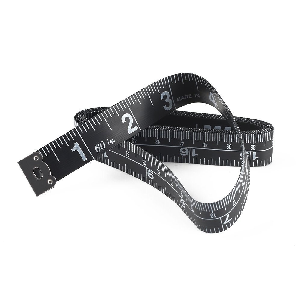 3x 60 Inch & 152cm Soft Tape Measure, Measuring Tape Sewing, Seamstress,  Black Tailor Cloth Flexible Ruler Tape 