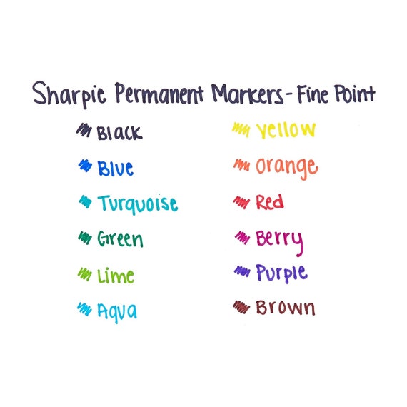 Sharpie Retractable Permanent Markers - Fine Marker Point