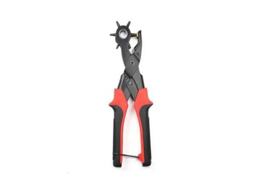 Leather Hole Punch, Revolving Turning Rotary Leather Belt Hole Puncher  Pliers Hand Tool, Heavy Duty Punch 5/64 Inch to 3/16 Inch 