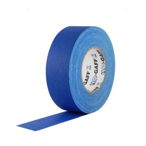 Ruban adhésif bleu électrique ; Ruban adhésif résistant non réfléchissant, imperméable et polyvalent de qualité professionnelle, 2 pouces x 55 m ; Plus solide que le ruban adhésif