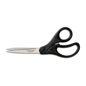 Extra Sharp Paper Craft Scissors, Scrapbooking, Cardmaking, Notesmaking, Paper Ornament, Decorating; Fiskars 8 Inch Hardened Steel Scissors