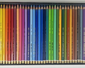 36 Koh-I-Noor Polycolor Drawing Pencils, Artist Pencil Set, Koh-I-Noor FA3819.36, 1.2lb