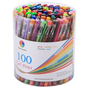 Gel Pens Art Supplies for Adult Coloring Books, 160 Pack Gel Pens Set  Include 88 Glitter Neon Metallic Art Marker Pens, 72 Fine Tip Fineliner Pens  