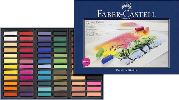Faber-castel Square Artist Pastel Set, 72 Brilliant Assorted