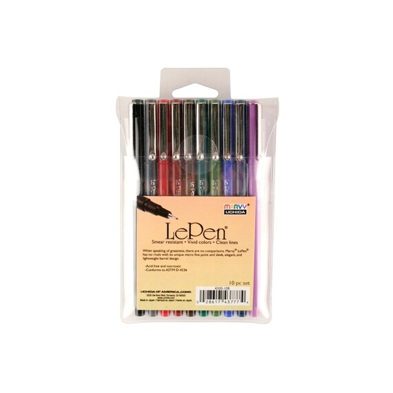 10 Pcs/lot Of Very Fine Line Color Cancel The Pen Mark Pen Drawing