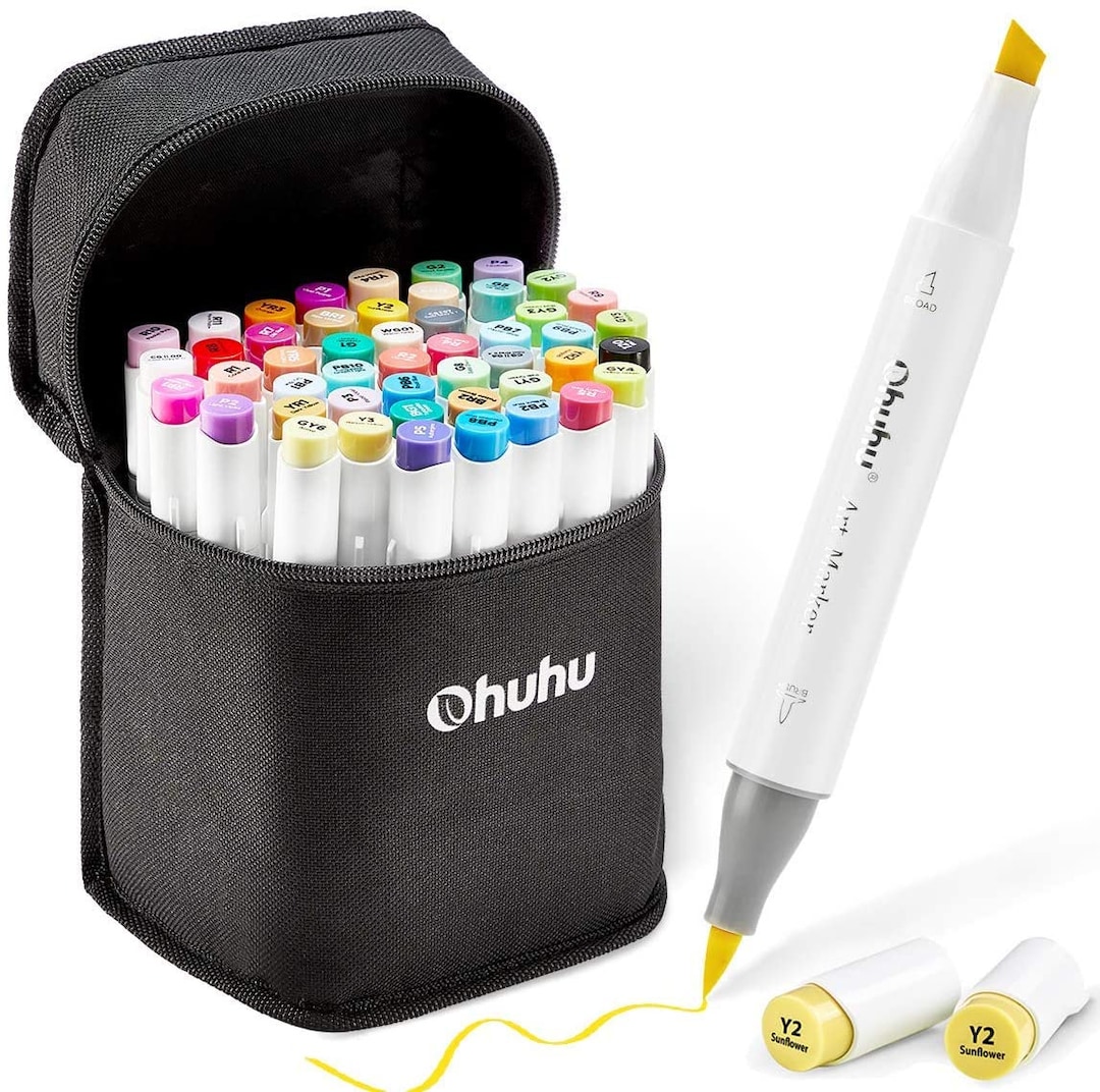 Ohuhu 48 Pastel Markers ~ Review plus New Art 