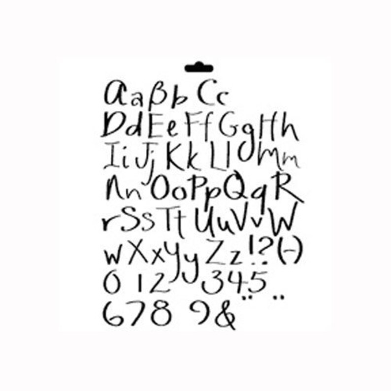 Template Stencil Lettering Guide Letters Planer Greeting Cards Scrapbooking; Dreamsicle Alphabet; Adult Coloring Books Bible Journaling