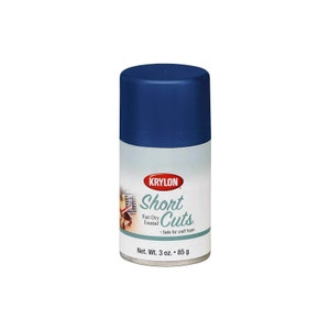 Pintura en aerosol de esmalte azul Forever; Krylon KSCS032 Short Cuts, 3 oz; Arte, manualidades, modelado, restauración y más