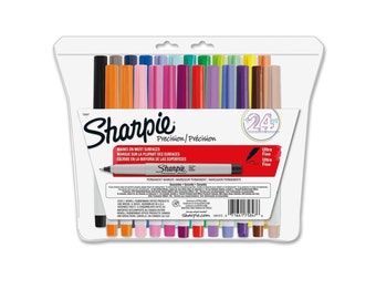 Color Sharpie Ultra-Fine-Point Permanent Markers, 24 Pack Sharpie Precision Colored Markers; Drawing, Sharpie Arts Crafts
